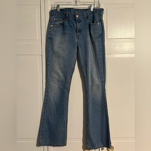 Levi Relaxed bootcut stretch jeans size 10 misses